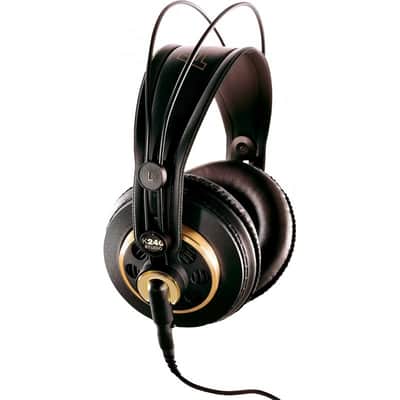 AKG K240 Studio Semi-Open Back Studio Headphones 2010s - Black image 1