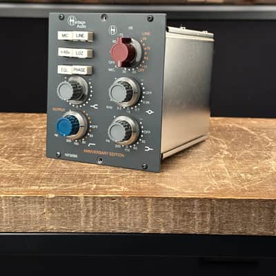 Heritage Audio 1073/500 Anniversary Edition Mic Pre / EQ 500 Series Neve 1073 Hand-wired preamp image 2