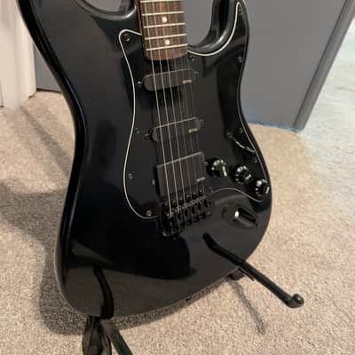 Fender Squier Strat Bullet 2016 - Gloss Black w/EMG Pick Ups image 2