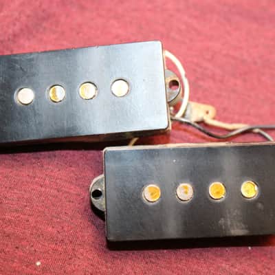 Vintage Fender Precision Bass Grey Bottom Pickups & Electronics - No Tariffs image 7