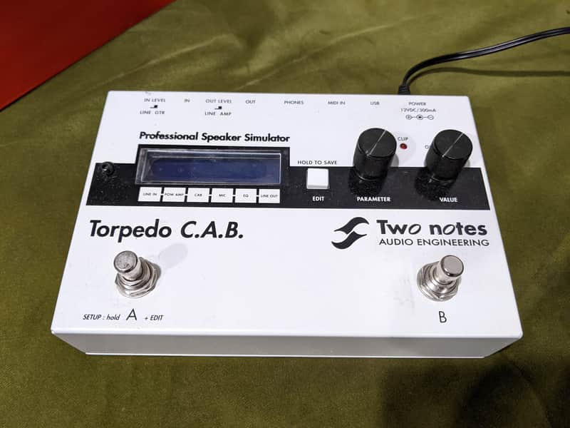Two Notes Torpedo C.A.B. Speaker Simulator Pedal | Reverb Canada