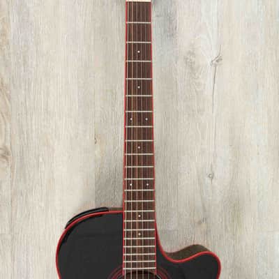 Takamine GF49CE CB FX Cutaway Acoustic-Electric Guitar, Spruce Top, Cosmic Black Sparkle image 7