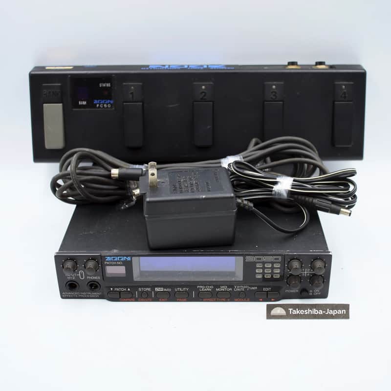 Zoom 9050 Advanced Instrument Effects Processor With Power Supply
