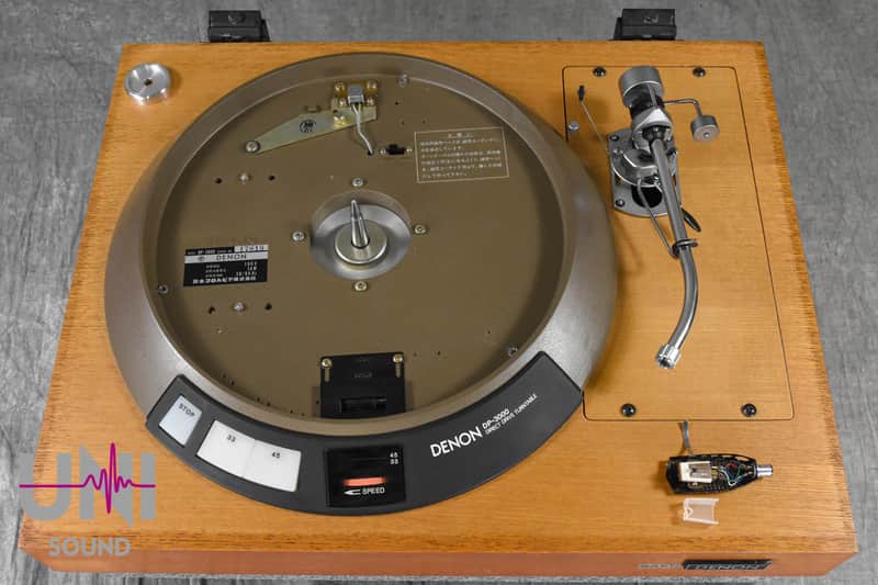 DENON DP-3000 Direct Drive Turntable + DK-100 w/SME 3009 in Good