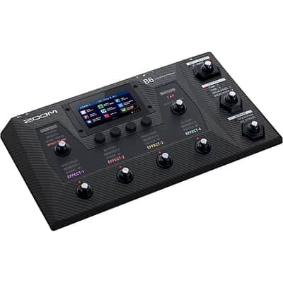 Zoom B6 Multi-Effects Processor for Bass 2024 - BLACK image 6