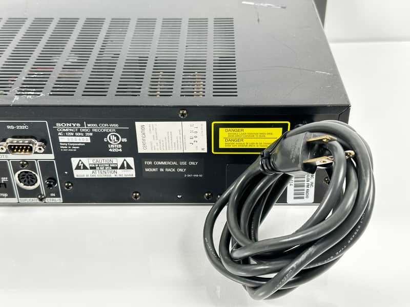 Sony CDR W66 Recorder Professional | Reverb