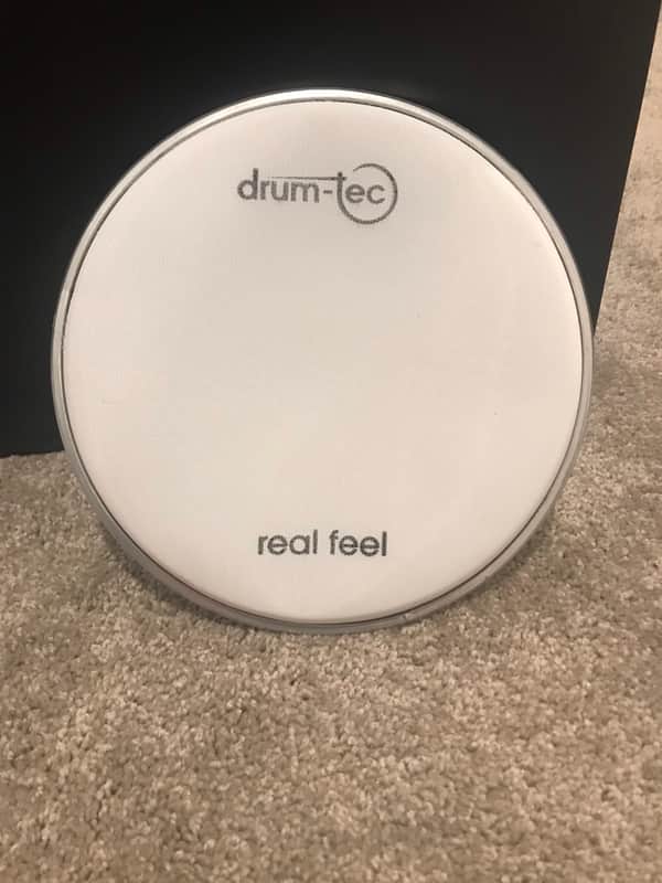 Drum Tec Real Feel 3 ply Mesh Drum Head 8" 2018 White image 1