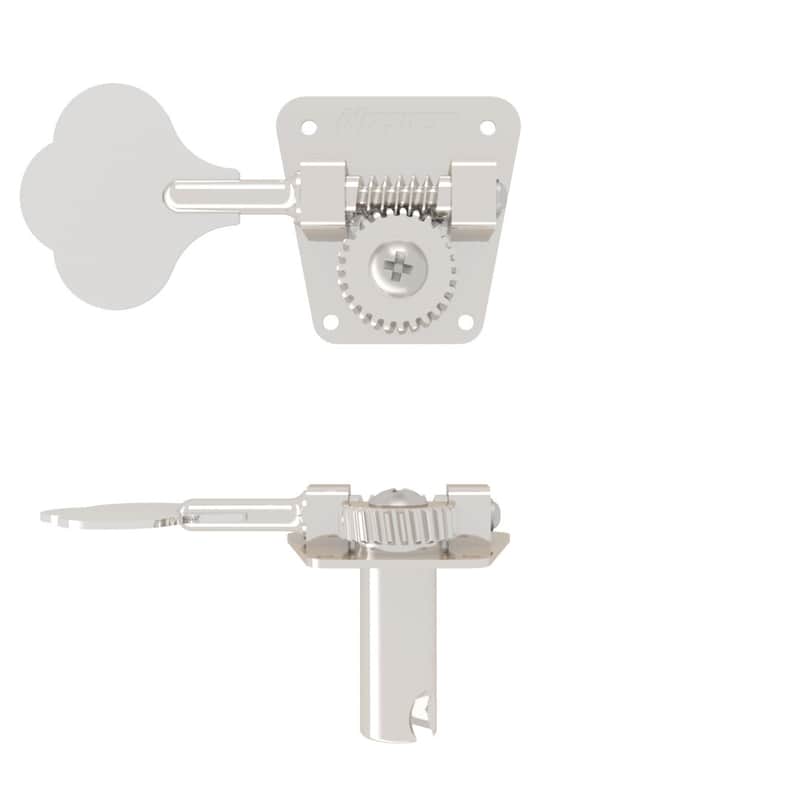 NEW Hipshot HB2 BASS TUNER - CLOVER KEY - NICKEL TREBLE 20210NT image 1