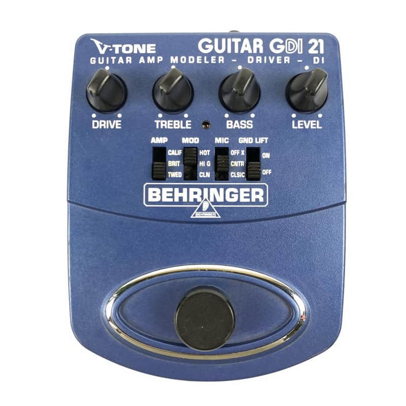 Behringer GDI21 Guitar Amp Modeler Preamp DI From Japan image 1