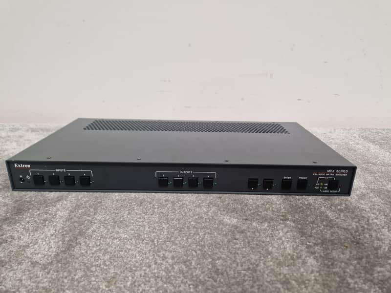 Extron MVX 44 Vga A Matrix Switcher - 4x4 VGA Matrix, High Resolution - Excellent w/ Original Box & Power Supply & Manuals image 1