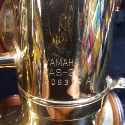 1990's Yamaha YAS-23 Alto Saxophone w/ Yamaha Hard Case "Made In Japan" SN# 306316 A image 13