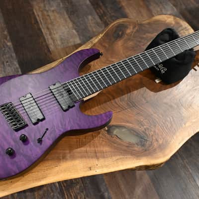 Legator N8FSS-PR Purple QM Multi Scale 8-String #355 image 16