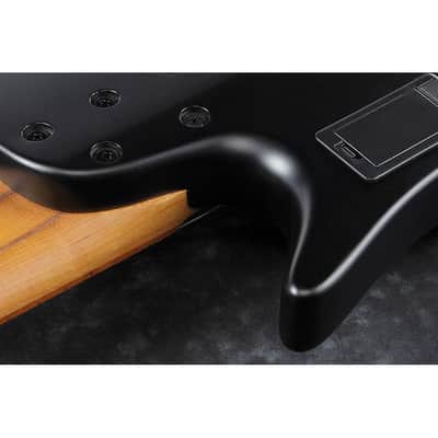 Ibanez Bass Workshop EHB1005MS Headless 5-String Bass Guitar w/ Multi-Scale Fingerboard - Black Flat image 8