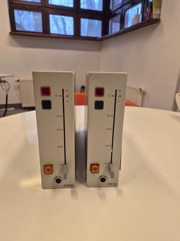 RFT MR811 - perfect pair, germanium mic / line preamps like MV810 image 1