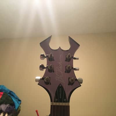 BC Rich Warlock Acrylic platinum series 1990s Black / Chrome image 3