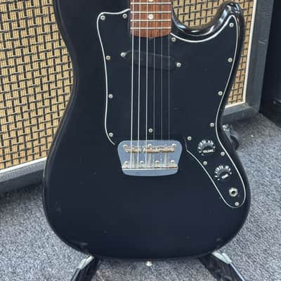Fender Musicmaster with Rosewood Fretboard 1978 - Black image 1