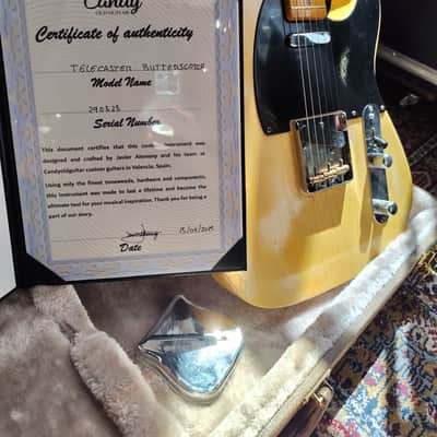 Candy Old Guitars 50s Tele 2025 - Butterscotch NOS Aged image 23