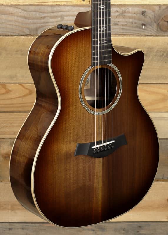 Island Music 15 Year Anniversary Taylor Custom Old Growth GA Acoustic/Electric Guitar Shaded Edge Burst  w/ Case image 1