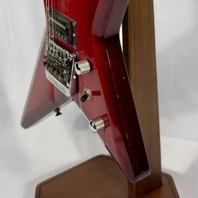 Tokai Super Edition FSD-65 *Five Star* Explorer MIJ Japan 1980s - Red Sparkle image 11