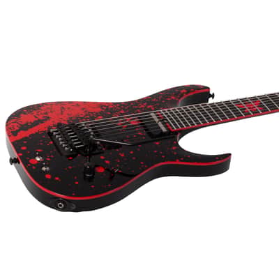 Schecter Sullivan King Banshee 7FRS - Obsidian Blood image 4