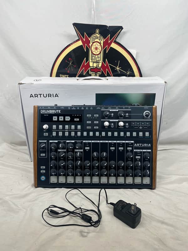Arturia Drumbrute Analog Drum Synthesizer with Box and Power Supply image 1