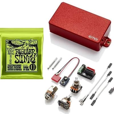 EMG 81/89R Active Humbucker Set 2012 Black Chrome | Reverb