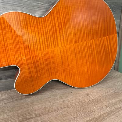 Gretsch G6120TM Tiger Maple Orange Hollow Body Electric Guitar 2006 #2692 image 15
