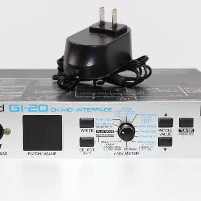 Roland GI-20 GI-10 GK GR Guitar Bass MIDI Interface image 1
