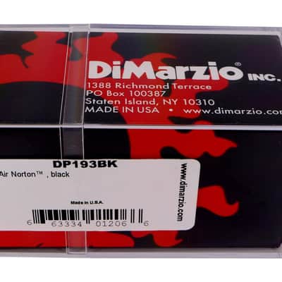 DiMarzio DP193BK "Air Norton" Guitar Pickup, Black Bobbin, Standard Spacing image 2