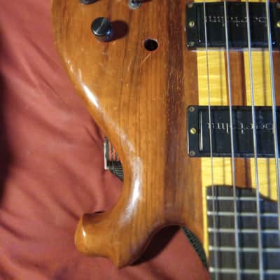 Olivo, Rare 80's, Alembic style, 1982-83 - Clear gloss finish over Padauk image 14