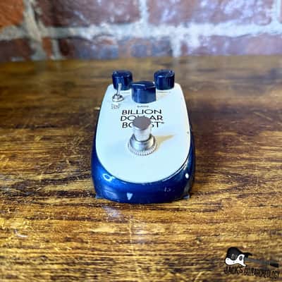 Danelectro Billionaire Billion Dollar Boost Pedal *USED* (2010s - Cream / Blue) image 5