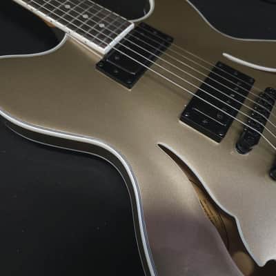 Tagima Ekosonic Hollow Body Electric Guitar Hard Case image 12