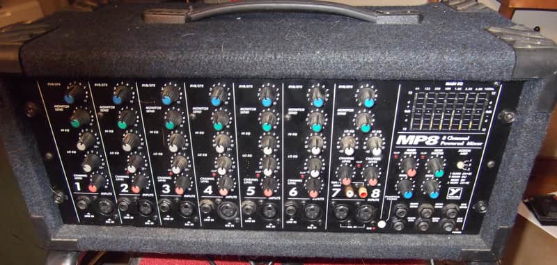Yorkville Micromix MP8 8 Chan. Mixer Amp for Parts/Repair image 1