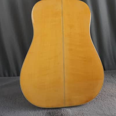 1970s Yamaki W300 Dreadnought Japan Acoustic Guitar w/ Hard Case image 3
