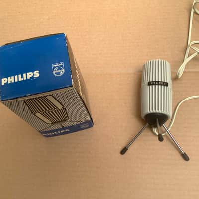 PHILIPS EL 3757 / 00 stereo MICROPHONE VINTAGE TRIPOD OR STAND STEREO MICROPHONE RARE image 2