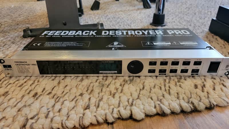 Behringer DSP1124P Feedback Destroyer Pro Rack Unit Tested Working image 1
