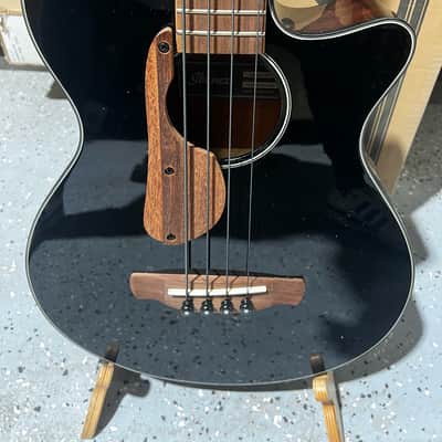 Ibanez AEGB24E AEG Acoustic-electric Bass Guitar - Black High Gloss image 3