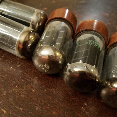 Sylvania ONE (1) JAN-CHS-5Y3WGTA tNOS AT1000 TESTED Vacuum Tube brown base balanced premium rugged 5Y3 military 1956-1962 image 5