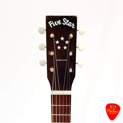 1968 Five Star Harmony-made Parlor Guitar Sunburst Acoustic – “Athena” image 3