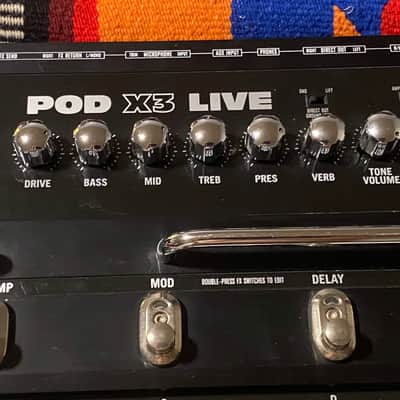 Line 6 POD X3 Live Multi-Effect and Amp Modeler 2007 - 2011 - Black image 3