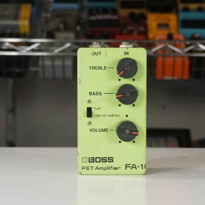 ギター BOSS FET Amplifier FA-1 BOSS FA-1 FET Amplifier 1988 Guitar Pedal Pre AMP Made in Japan