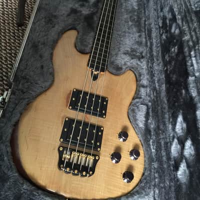WAL MK1 Fretless Bass - 1985 - Sycamore Facings image 2