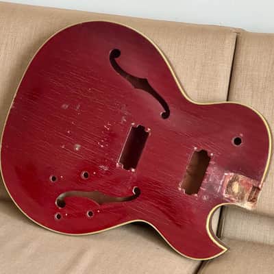 Guild  Starfire II Body 1963 - Cherry Red image 12