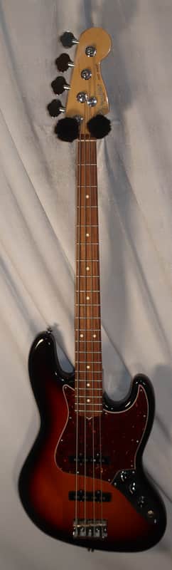 Fender American Standard Jazz Bass Rosewood 3-Tone Sunburst with gig bag 2010 image 1