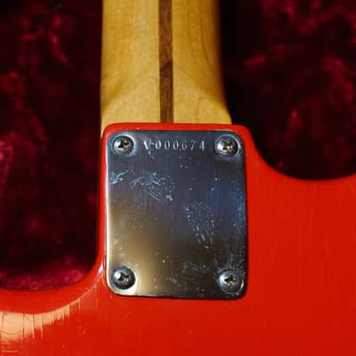 Fender AVRI 57 1982 Fullerton Strat - Fiesta Red image 8