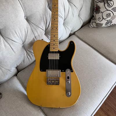 Nash T-63 2HB - Butterscotch Blonde Blackguard - Lollar Imperials - 2024 - Relic Tele image 2