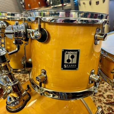 Sonor S Class Pro 10"-12"-14"-20" + 14" Snare - Natural Maple image 2