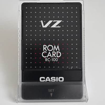 Casio RC-100 ROM card for VZ-1 & VZ-10m synthesizer '89