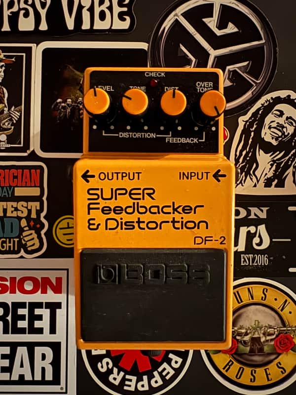 Boss DF-2 Super Feedbacker and Distortion 1985 - 1989 Made In