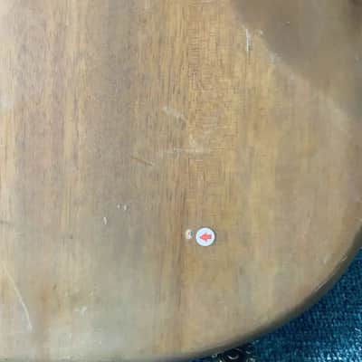 Solid Okoume Wood Bass Guitar Body image 7